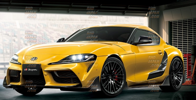 TRD GR Side Door Garnish Carbon Fiber - DB22 DB42 DB82 - RHDJapan
